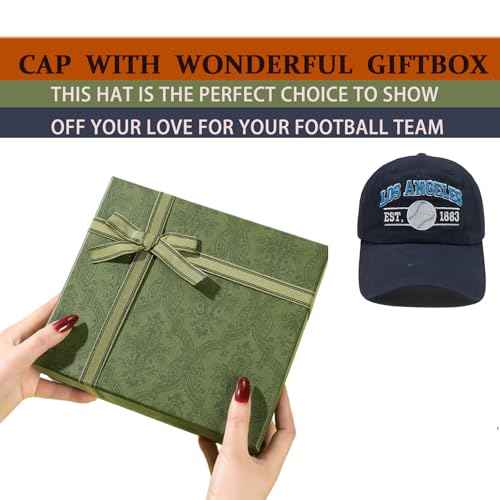 Embroidered City Washed Baseball Cap Adjustable Cotton Fans Baseball Hat for Men Women