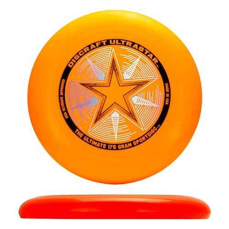 Discraft Ultrastar Neon 5-Pack | Premium Ultimate Discs - Neon Pink, Yellow, Cobalt Blue, Green, and Orange