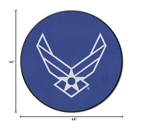 Fanmats Military 'Air Force' Nylon Face Military Rug , 44" diameter