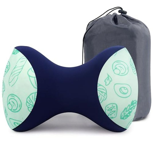 Knee Pillow for Side Sleepers, Camping Pillow, Leg Pillow, Small Memory Foam Pillow Travel, Comfortable Leg Pillow for Side Sleeping, Compatible for Camping