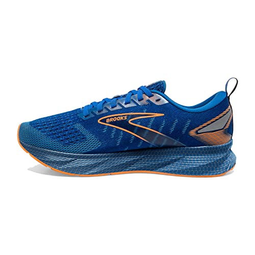 Brooks Men’s Levitate 6 Neutral Running Shoe - Classic Blue/Orange - 9.5 Medium