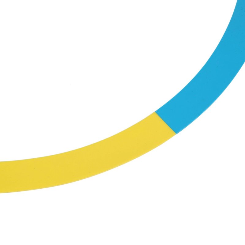 Focket Target Circle, Training Aid for Chipping and Pitching Toss to Create Speed Control Targets, Tee Up Ring, Multicolor Rings for Chipping and Putting Training (Yellow Blue