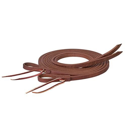 Weaver Leather ProTack Oiled Split Rein, 1/2-Inch x 8-Feet, Brown