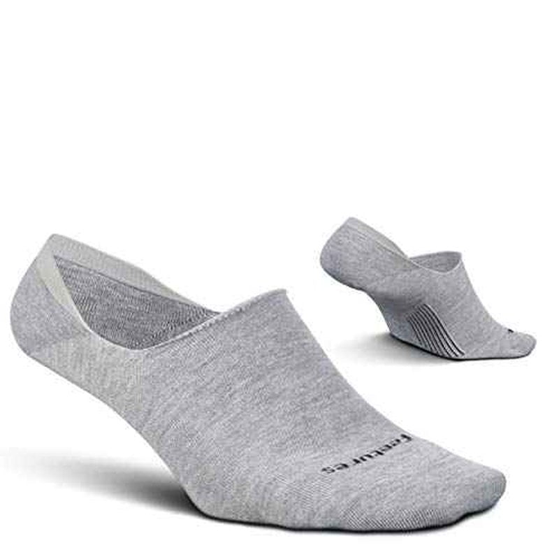 Feetures Everyday Light Cushion Invisible Sock for Men - Anti-Slip Sock Liner with Targeted Compression - (1 Pair)
