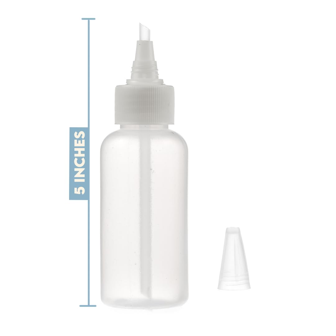SE 3 oz Gold Panning Bottle with 5" Nozzle - Durable Plastic Suction Tube for Efficient Gold Flake Recovery, Perfect for Prospectors and Hobbyists