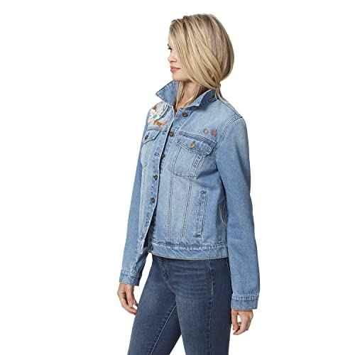 Jessica Simpson womens Reagan Trucker Jean Jacket