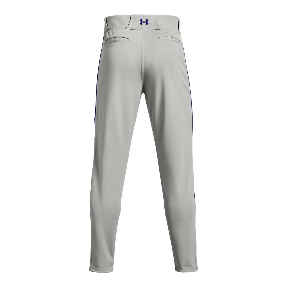 Under Armour Men's Utility Baseball Straight Leg Pant Pipe 22, (081) Baseball Gray/Royal/Royal, 3X-Large