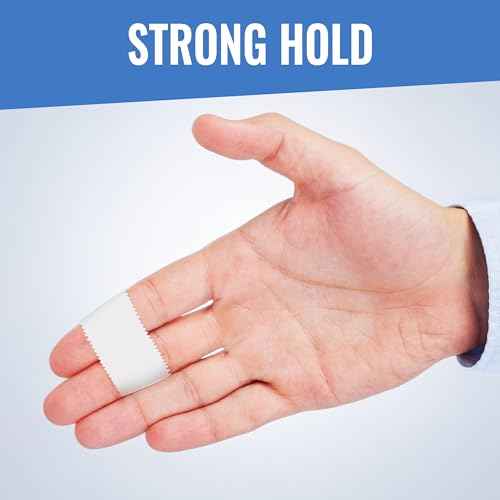 Healqu Silk Like Medical Tape - Durable Cloth Medical Tape - 1 in x 10yd, 4 Rolls - Surgical Tape Woven for Strongly Holding Large Dressings, Securing Splints, and Ideal for Long-Term Care