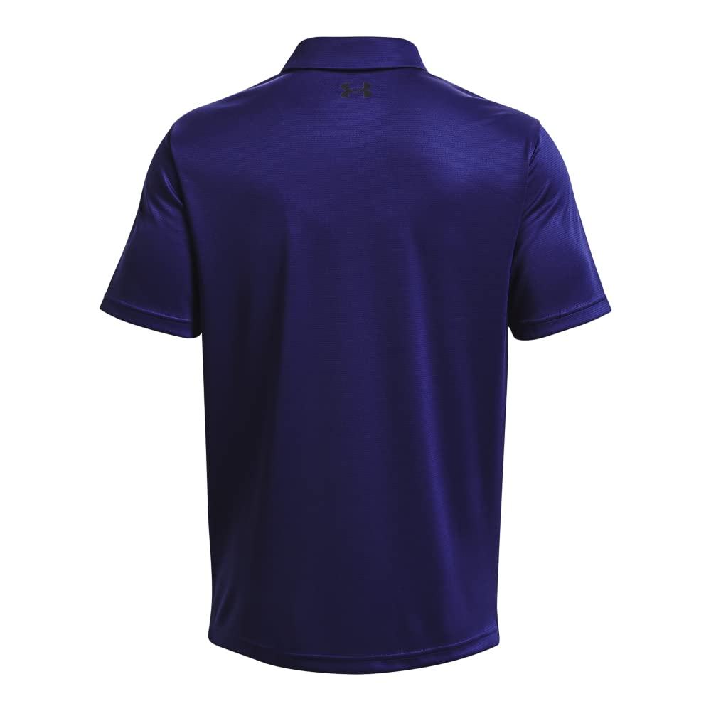 Under Armour Men's Tech Golf Polo, (468) Sonar Blue / / Black, X-Small