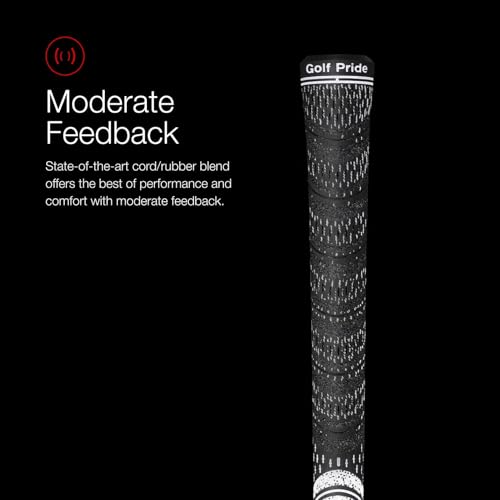 Golf Pride MCC Golf Club Grip - All-Weather Hybrid Grip - Brushed Cotton Cord & Pebbled Texture - Moisture-Wicking Technology - Green/Gold