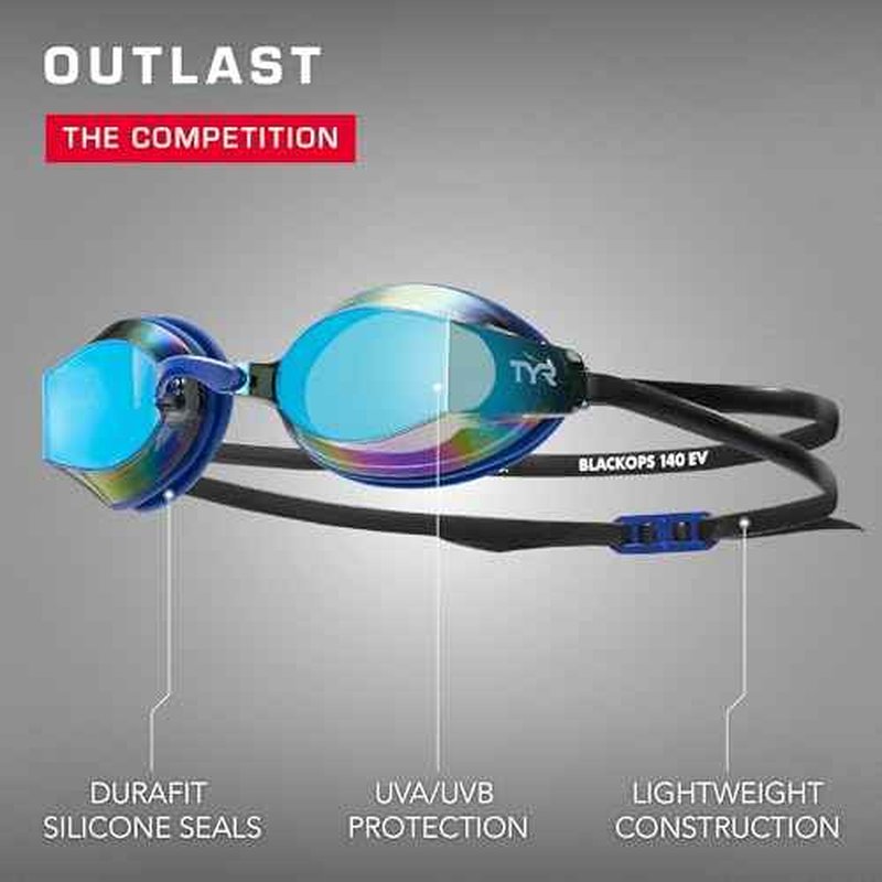TYR Blackops Swimming Goggles