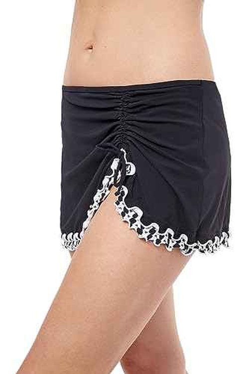Profile by Gottex Womens Enya Skirted Bikini Bottoms, Black, 16 US