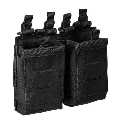 5.11 Tactical Flex Double AR Mag Pouch 2.0 - Versatile Flex-HT Mounting Holster, Concealed Retention, Waterproof Straps, 1 SZ, Style 56754ABR