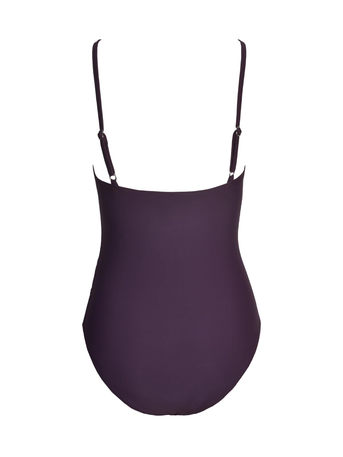 CUPSHE Women's One Piece Swimsuit Tummy Control V Neck Ruched Bathing Suits, XL