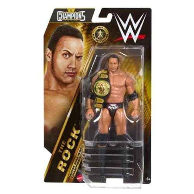 WWE Champions The Rock with Attitude Era Championship Belt 6" Basic Action Figure