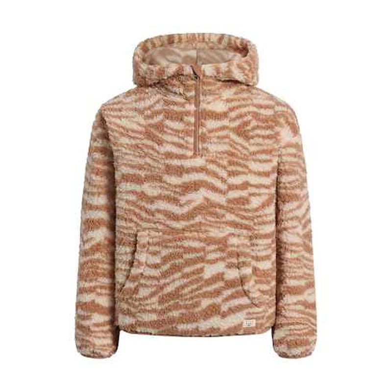 Billabong girls Half-zip Sherpa Fleece Sweatshirt, Soft & Comfortable Hoodie, Regular Fit