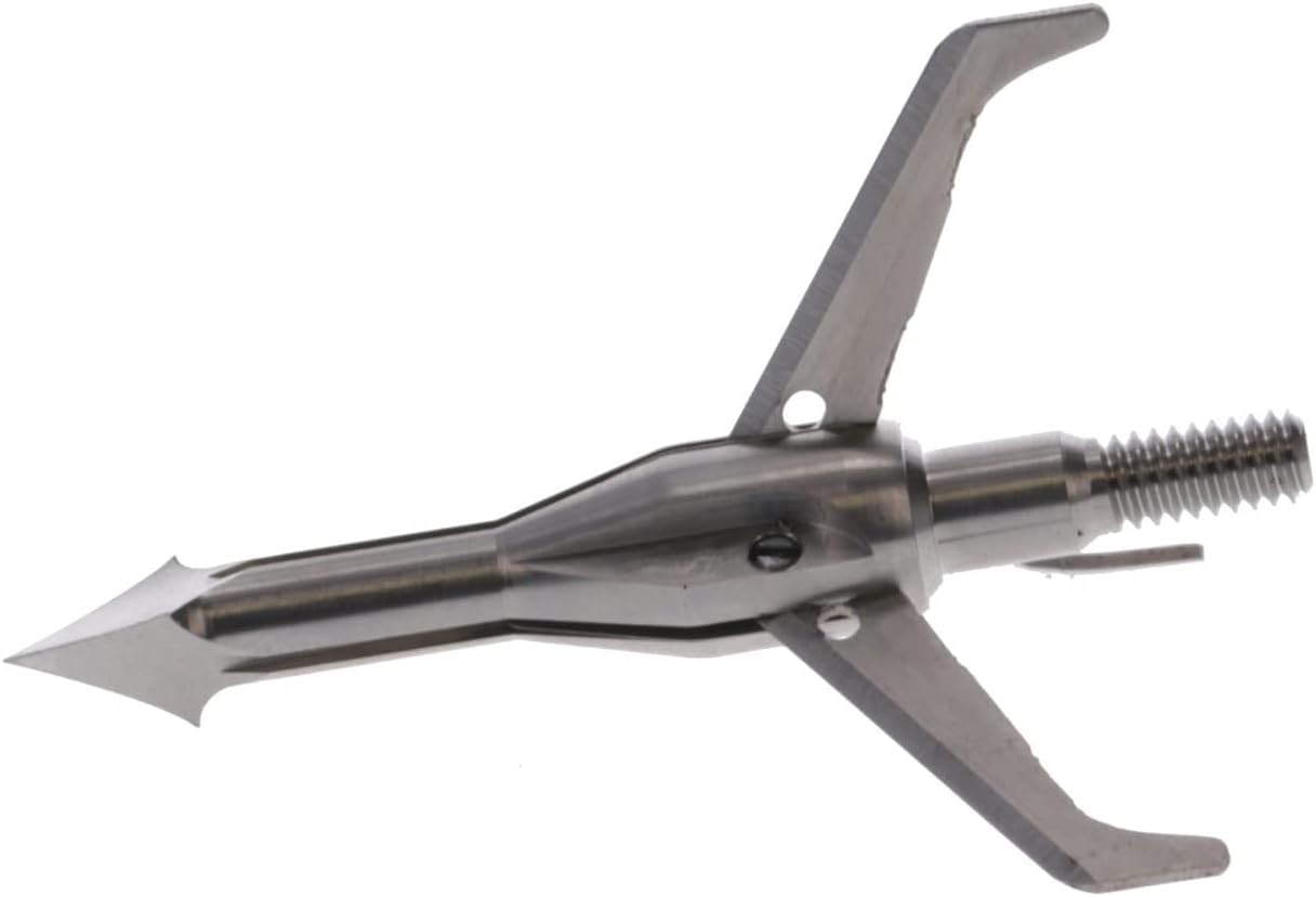 Spitfire 3 Titanium 100 Grain Broadhead - Front-Deploying Mechanical Archery Heads | 3 Pack