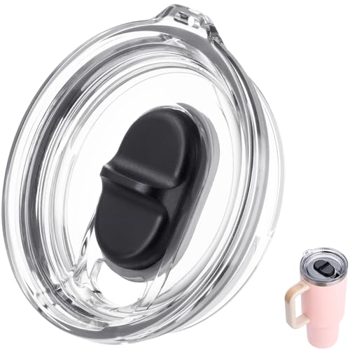 40oz Replacement Lid for Stanley Quencher, Stronghold Lid Spill Proof Splash Resistant Tumbler Lids for 40oz Stanley ONLY