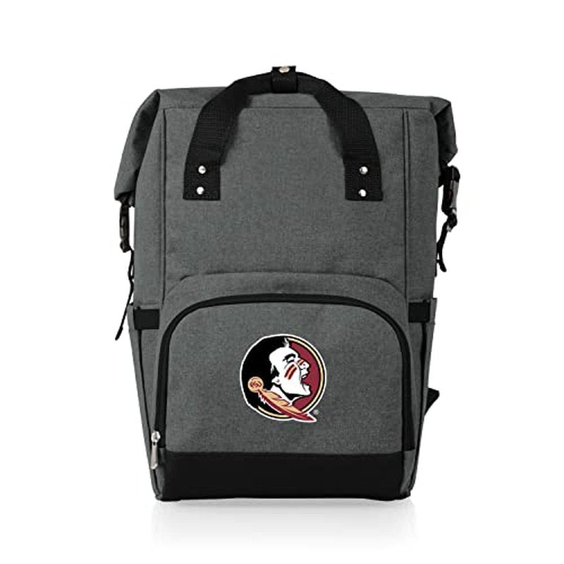 PICNIC TIME NCAA Unisex-Adult NCAA OTG Roll-Top Cooler Backpack, Hiking Backpack Cooler, Soft Cooler Bag