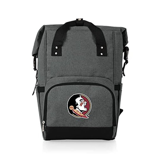 PICNIC TIME NCAA Unisex-Adult NCAA OTG Roll-Top Cooler Backpack, Hiking Backpack Cooler, Soft Cooler Bag