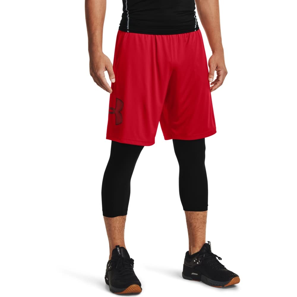 Under Armour Men's Tech Graphic 10" Shorts, Red (601)/Black, 4X-Large