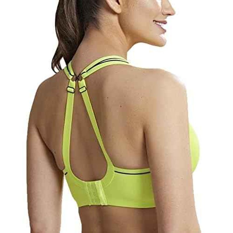 Panache Women's High Impact Underwire Sports Bra, Lime Zest, 34HH