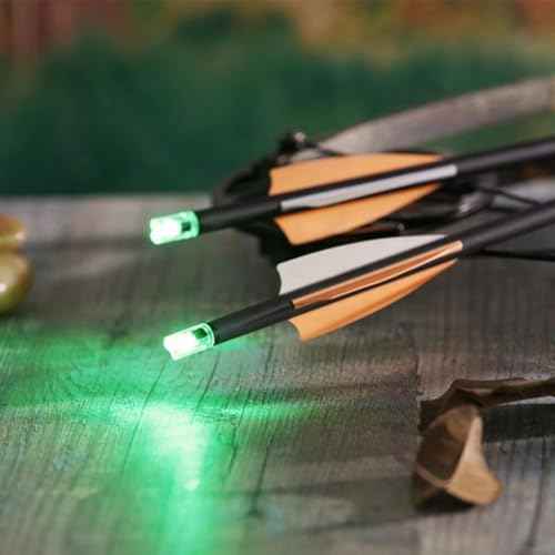 6/3 Pack Lighted Nocks for Crossbow Bolts with .285¡±/.297¡±/.300¡±/.305¡± Bushings High-Visibility Crossbow Lighted Nocks, On/Off Switch Included