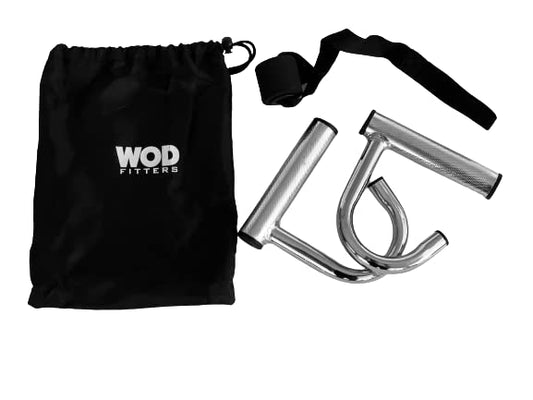 WODFitters Home Gym Handles - Portable Home Gym Workout Equipment for Resistance Bands - Full Body Workout Kit for Home and Travel - KX10 Handle Set (No Bands)