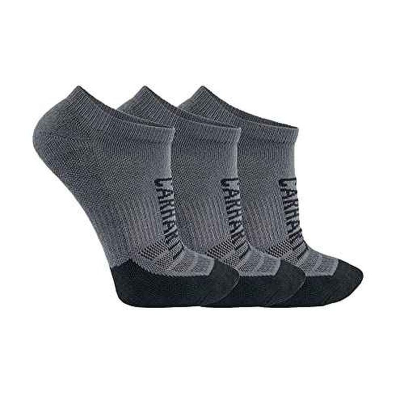 Carhartt Men's Force Midweight Logo Low Cut Sock 3 Pack
