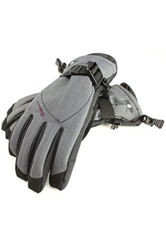 Seirus Innovation Women's Heatwave Zenith Gloves, Small, Heather Charcoal