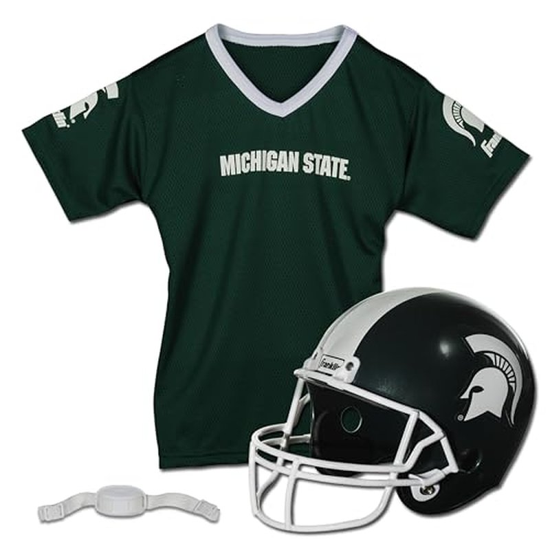 Franklin Sports NCAA Kids College Football Helmet + Jersey Sets - NCAA Team Youth Football Helmet + Uniform Costume Set