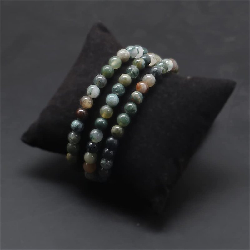 C&L Accessories Fashion Wristband Compatible with Fitbit Versa 2 Bands Beaded Adjustable Bracelet Band for Women (Indian Agate)