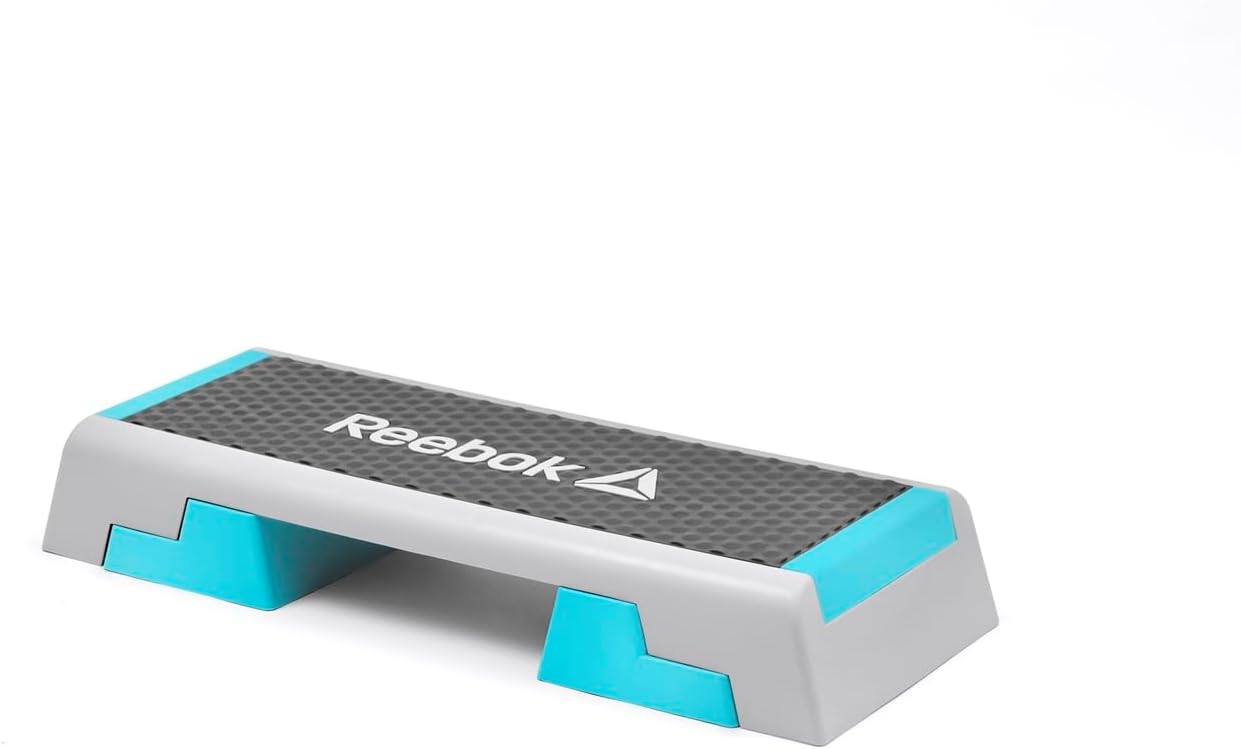 Reebok Adjustable Aerobic Step Platform - Multipurpose for HIIT & Strength Training | Ideal for Cardio Workouts