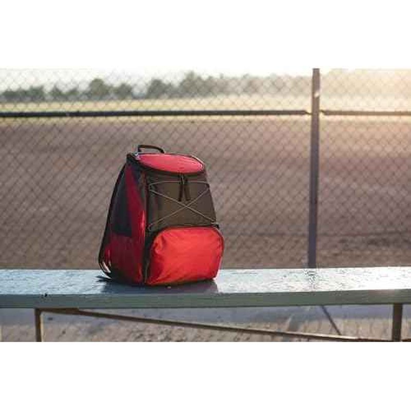 PICNIC TIME Coca-Cola Emoji PTX Backpack Cooler, Soft Cooler Backpack, Insulated Lunch Bag, (Red with Gray Accents)