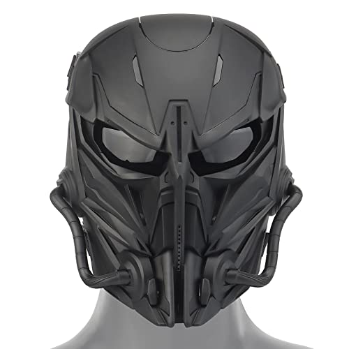 Anyoupin Punisher Mask,Full Face Alien Mask for Halloween Airsoft and Other Outdoor Activities Black