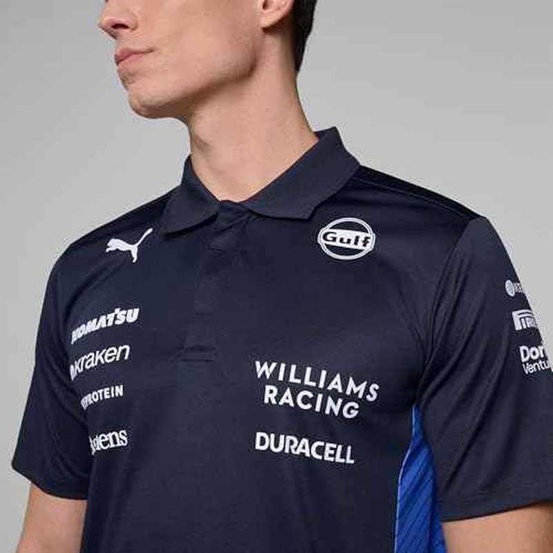 PUMA Williams Racing Formula 1 Men's 2025 Team Polo - Navy