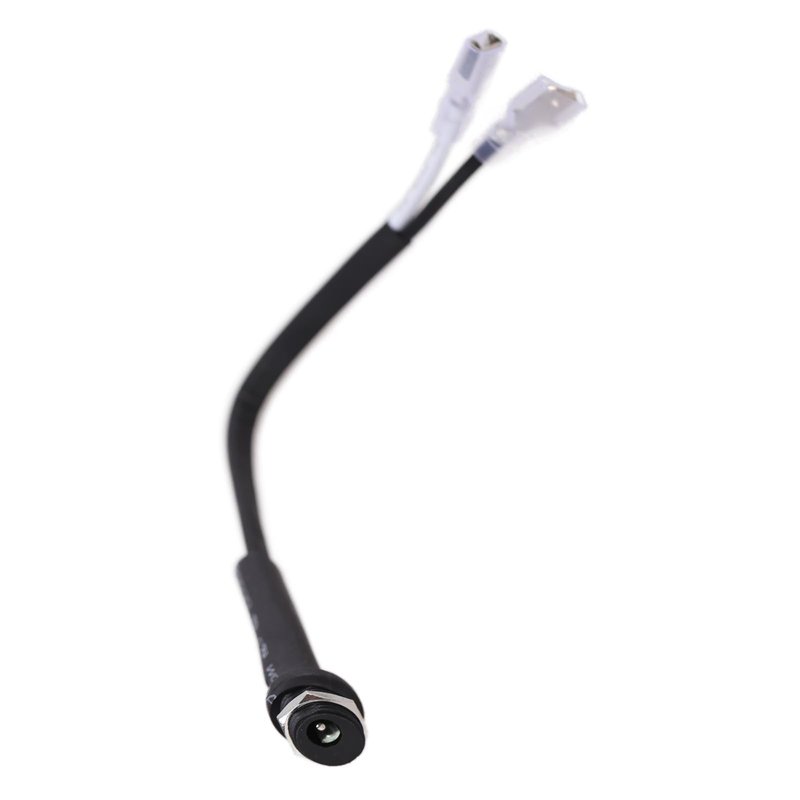 kzfuli Power Plug Connector Replacement Part with Dust Cover, Compatible with Peloton Fitness Bike Connector Input Line. Not Compatible with Bike Plus (Black White)
