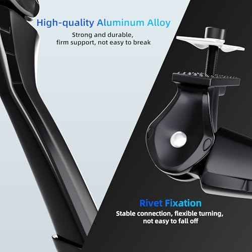 Bike Kickstand, Center Mount for 26-29 Inch Adult Bicycle, Adjustable Aluminum Bicycle Kickstand, Sturdy and Non-slip Bike Kick Stand for Mountain Bike/E-Bike/Road Bike