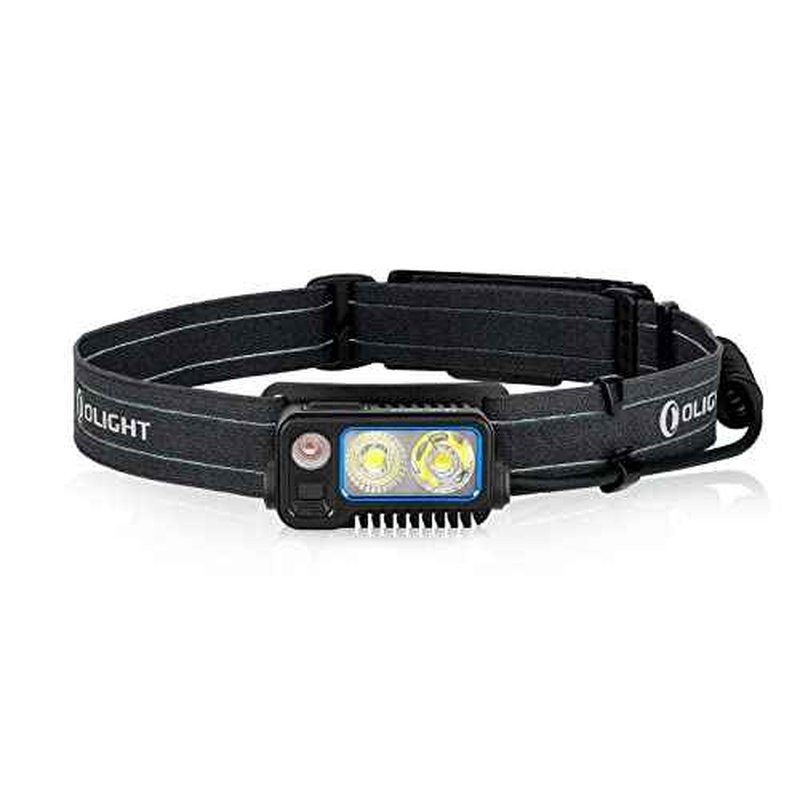 OLIGHT Array 2 Pro 1500 Lumens Headlamp with Red Light Option, Powered by USB-C Rechargeable LED Headlight with Motion Sensor for Outdoors, Camping, Running, Working (Black)