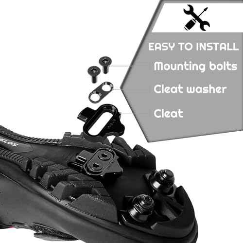 BUCKLOS SPD Pedals PD-M680 Mountain Bike Clip in SPD Flat Combo Dual Sided Pedals - Road Bike MTB Clipless Sealed Bearing Bicycle Clips Pedal Compatible with Shimano SPD Cleats (Black¡¦