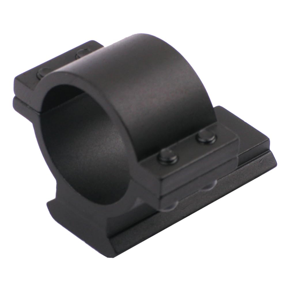 Calitte 25mm Telescope Clamp Holder Flashlight Mount with Stainless Steel Screws
