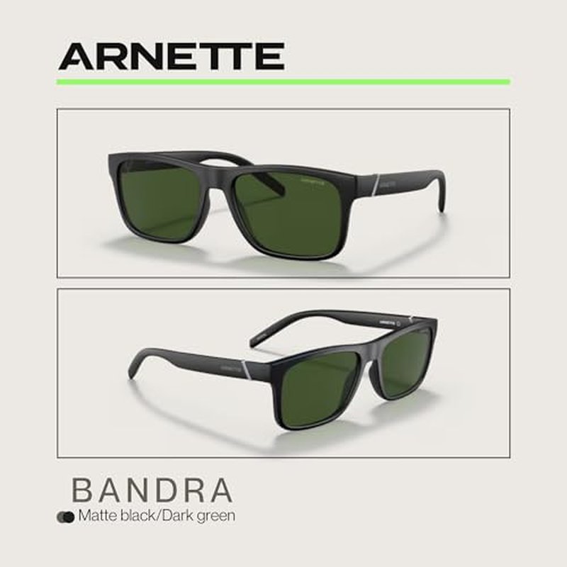 ARNETTE Bandra AN4298 Square Sunglasses for Men +BUNDLE with ACCESSORY EYEWEAR KIT