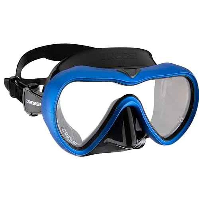 Cressi Anti-Fog Wide View Single Lens Scuba Diving and Freediving Masks A1