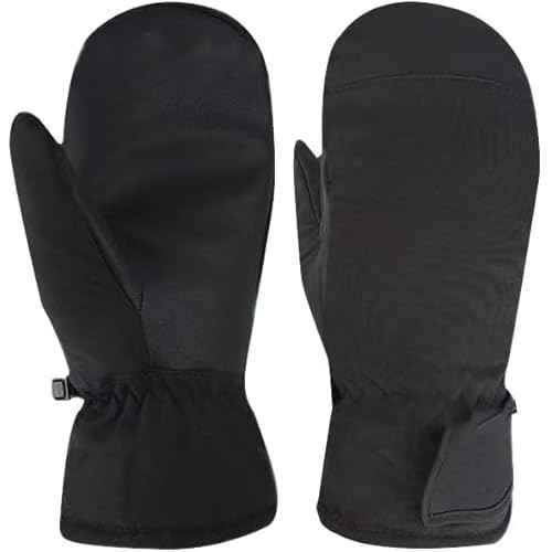 INOGIH Winter Outdoor Waterproof-Windproof Ski-Gloves for Women/Men - Non-Slip Warm Thick Lining Snow Mittens