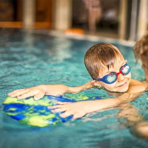 Junior Kickboard Buoy for Youth Children & Toddlers Swimming Aid & Exercise Training Board for Kids to Learn to Swim with Kick Boards in Pool BPA Free