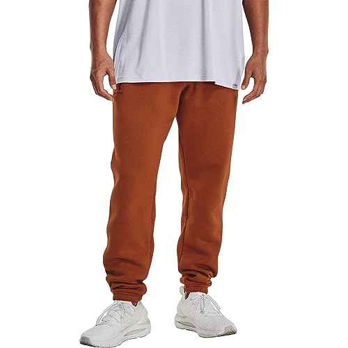 Under Armour Men's Essential Fleece Joggers (Yellow Ochre, X-Large)