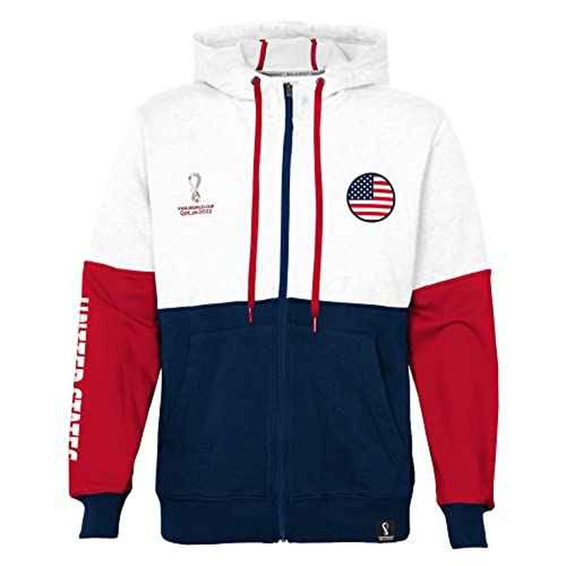 Outerstuff Men's FIFA World Cup Country Contrast Panel Fleece Hood