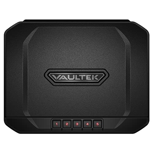 VAULTEK VS20 Bluetooth 2.0 Smart Handgun Safe with Auto-Open Lid and Rechargeable Battery (Covert Black)