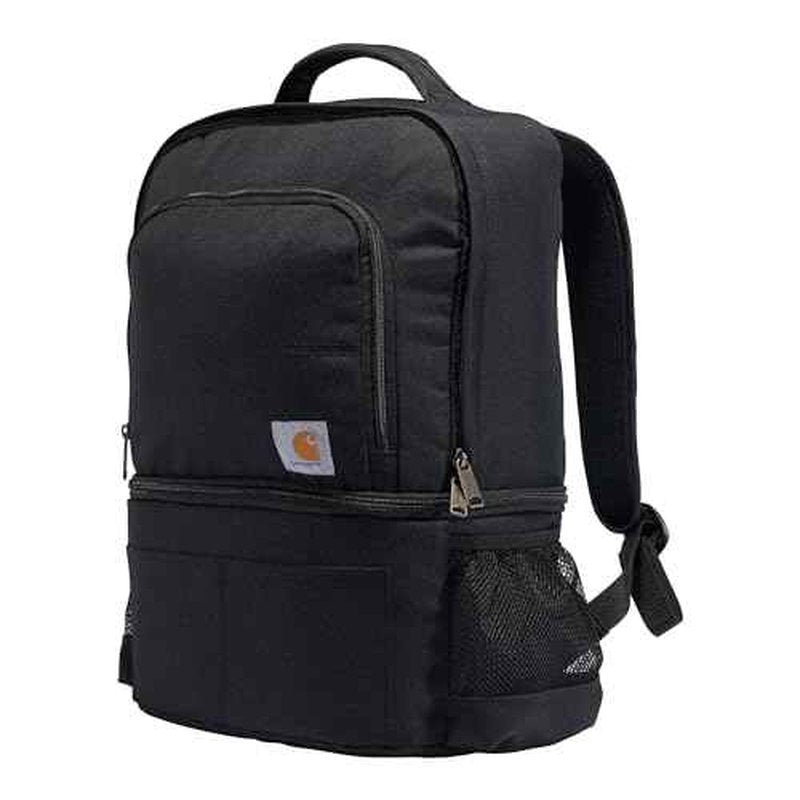 Carhartt Insulated 24 Can Two Compartment Cooler Backpack, Fully-Insulated Base, Durable Water-Resistant for Camping, Beach & Travel