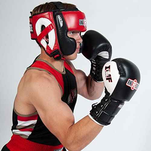 Ringside IMF Tech Super Bag Boxing MMA Training Sparring Gloves Red 10-Ounce